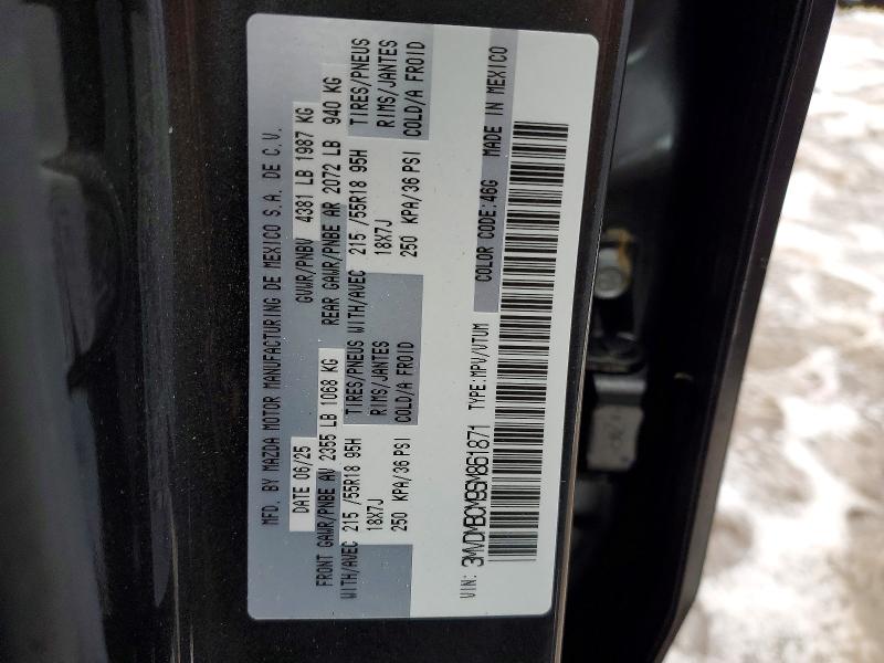 46926366 :رقم المزاد ، 3MVDMBCM9SM861871 vin ، 2025 Mazda Cx-30 مزاد بيع