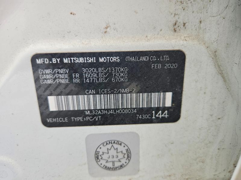 Продажа на аукционе авто 2020 Mitsubishi Mirage, vin: ML32A3HJ4LH008034, номер лота: 47513166