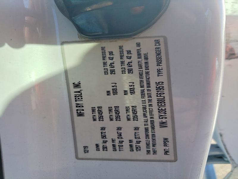 Aukcja sprzedaży 2020 Tesla Model 3, vin: 5YJ3E1EB8LF619515, numer aukcji: 46230836