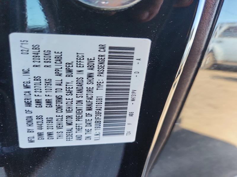 46837616 :رقم المزاد ، 19UUB1F36FA016081 vin ، 2015 Acura Tlx مزاد بيع