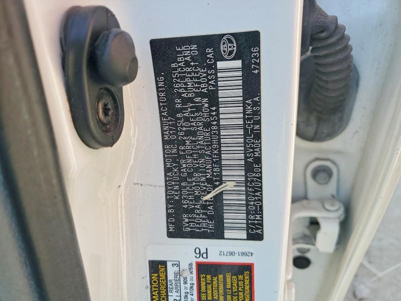 Продажа на аукционе авто 2017 Toyota Camry, vin: 4T1BF1FK9HU384544, номер лота: 47550576