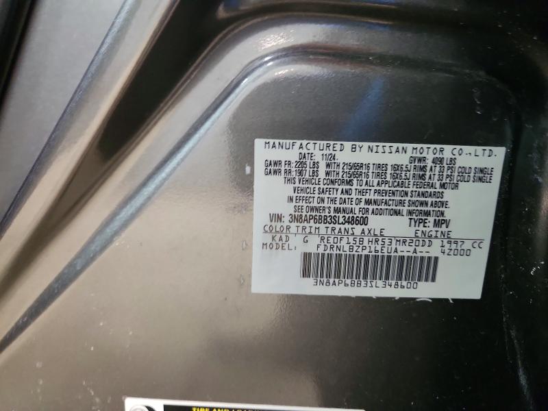 Продаж на аукціоні авто 2025 Nissan Kicks, vin: 3N8AP6BB3SL348600, номер лоту: 47758546