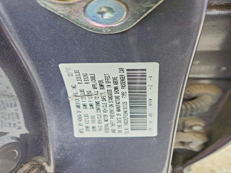 Aukcja sprzedaży 2017 Honda Accord, vin: 1HGCR2F55HA160125, numer aukcji: 41779396