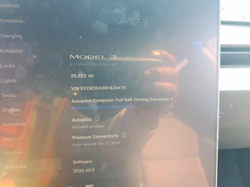 47233626 :رقم المزاد ، 5YJ3E1EA0RF829476 vin ، 2024 Tesla Model 3 مزاد بيع