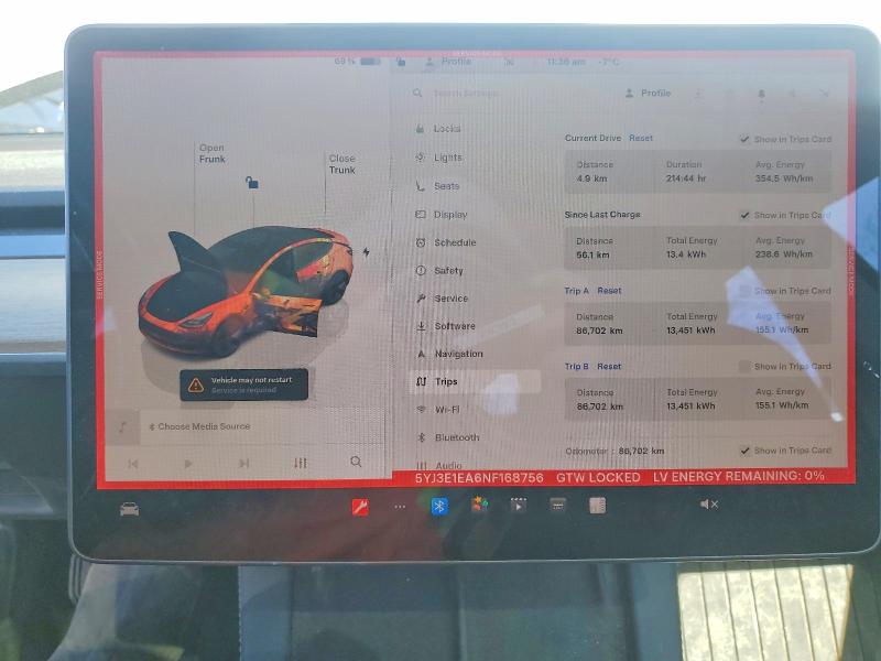 Aukcja sprzedaży 2022 Tesla Model 3 Standard Ran, vin: 5YJ3E1EA6NF168756, numer aukcji: 47546946