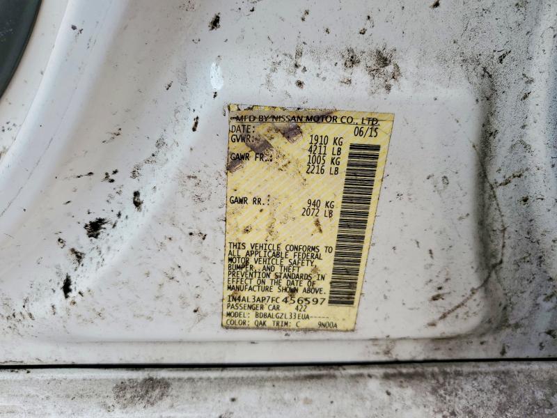 79821125 :رقم المزاد ، 1N4AL3AP7FC456597 vin ، 2015 Nissan Altima مزاد بيع