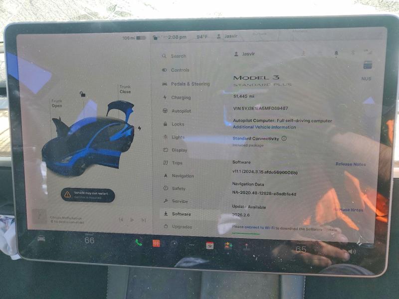Aukcja sprzedaży 2021 Tesla Model 3, vin: 5YJ3E1EA5MF069487, numer aukcji: 46060576