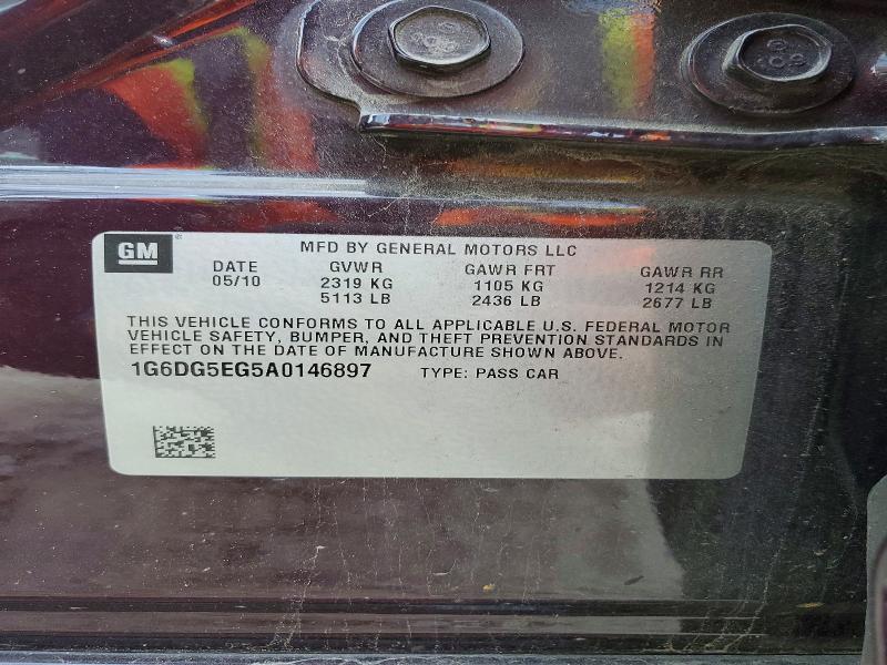 Продаж на аукціоні авто 2010 Cadillac Cts, vin: 1G6DG5EG5A0146897, номер лоту: 46530546