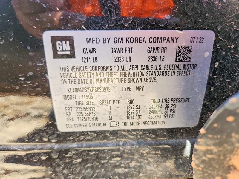 2023 Buick Encore Gx მანქანა იყიდება აუქციონზე, vin: KL4MMDS2XPB020972, აუქციონის ნომერი: 79901715