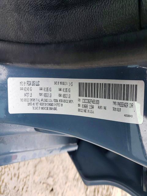2015 Chrysler 200 მანქანა იყიდება აუქციონზე, vin: 1C3CCCBG2FN651839, აუქციონის ნომერი: 78850745