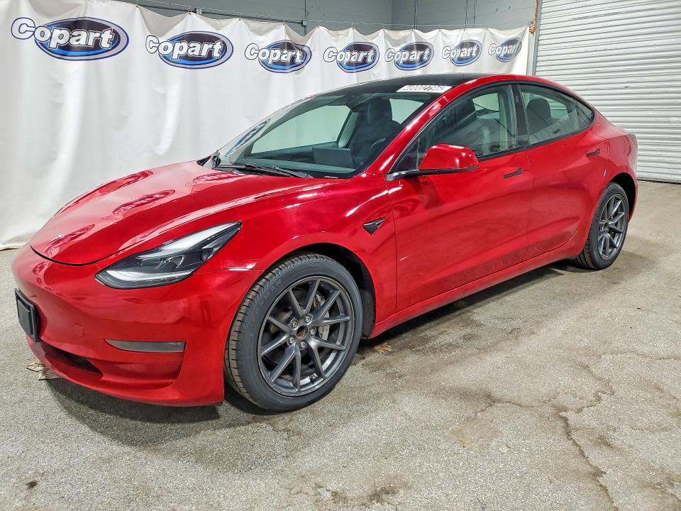 48002796 :رقم المزاد ، 5YJ3E1EA1PF437104 vin ، 2023 Tesla Model 3 مزاد بيع