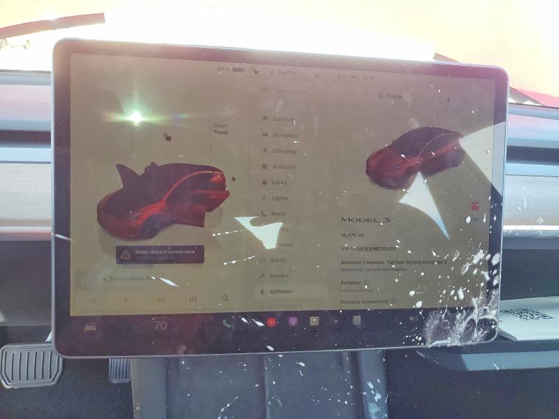 Aukcja sprzedaży 2022 Tesla Model 3, vin: 5YJ3E1EA1NF351479, numer aukcji: 47732906