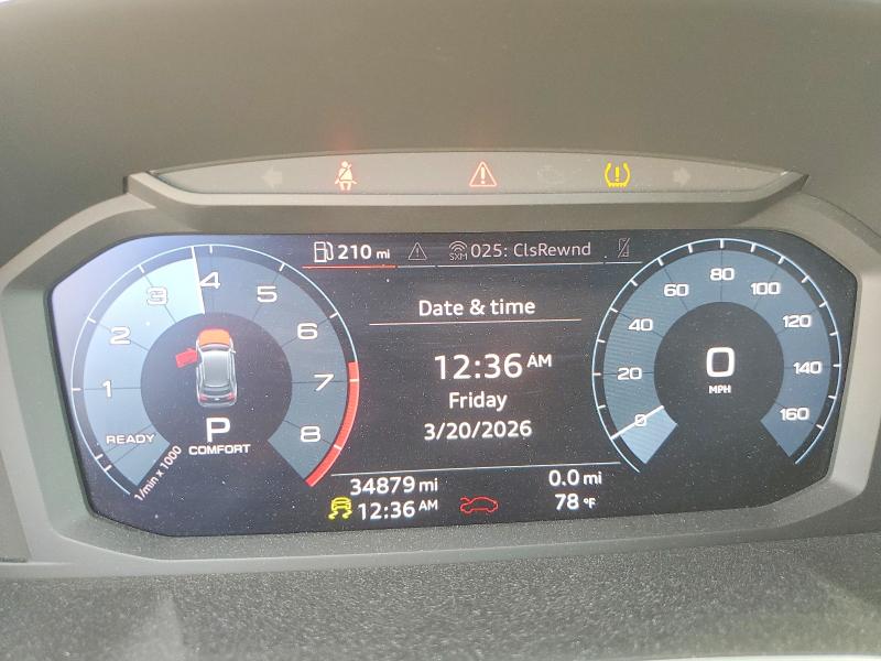 47585856 :رقم المزاد ، WA1AECF35L1101861 vin ، 2020 Audi Q3 مزاد بيع
