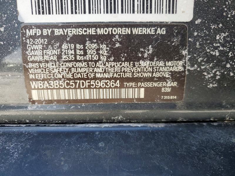 79088335 :رقم المزاد ، WBA3B5C57DF596364 vin ، 2013 Bmw 328 مزاد بيع