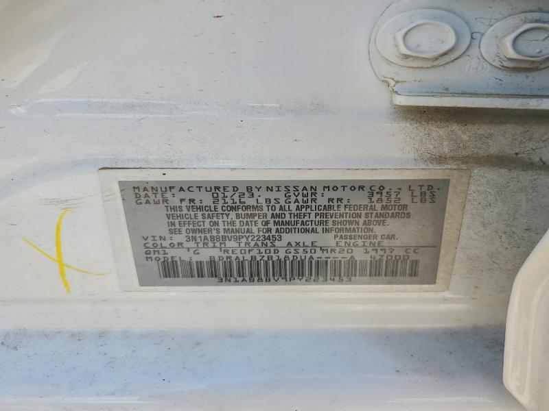 47789586 :رقم المزاد ، 3N1AB8BV9PY223453 vin ، 2023 Nissan Sentra مزاد بيع