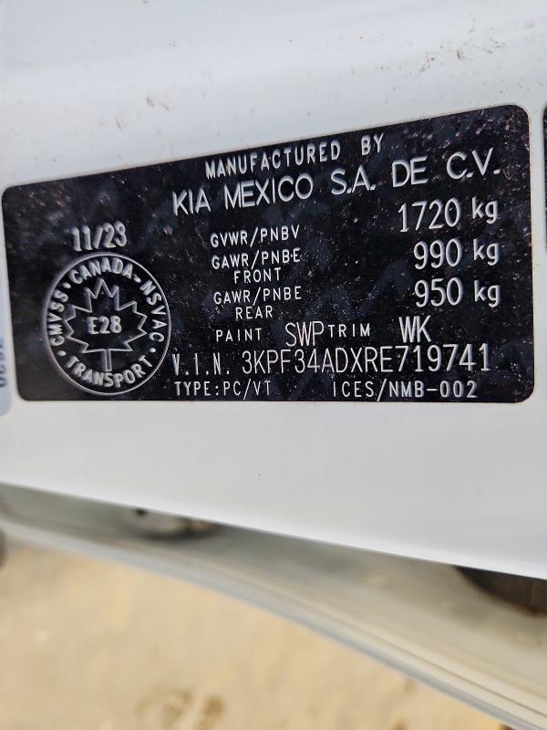 Aukcja sprzedaży 2024 Kia Forte, vin: 3KPF34ADXRE719741, numer aukcji: 79339385