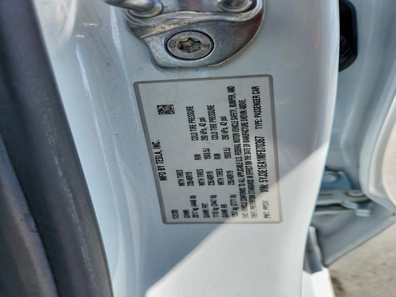 Aukcja sprzedaży 2021 Tesla Model 3, vin: 5YJ3E1EA1MF870367, numer aukcji: 46290976