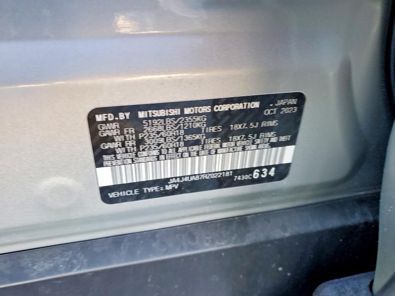 Продаж на аукціоні авто 2024 Mitsubishi Outlander, vin: JA4J4UA87RZ022181, номер лоту: 46319566