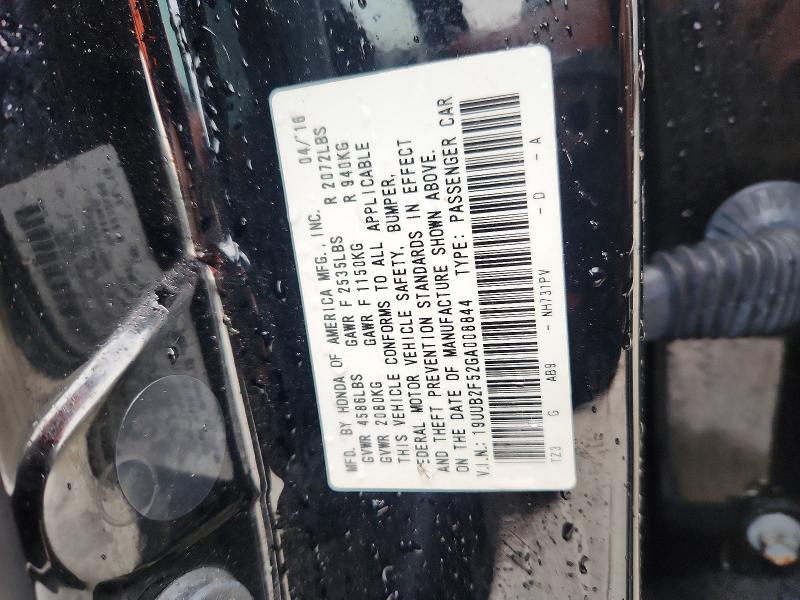 Auction sale of the 2016 Acura Tlx, vin: 19UUB2F52GA008844, lot number: 78594575