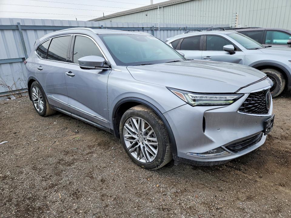 45562656 :رقم المزاد ، 5J8YE1H8XNL800624 vin ، 2022 Acura Mdx مزاد بيع