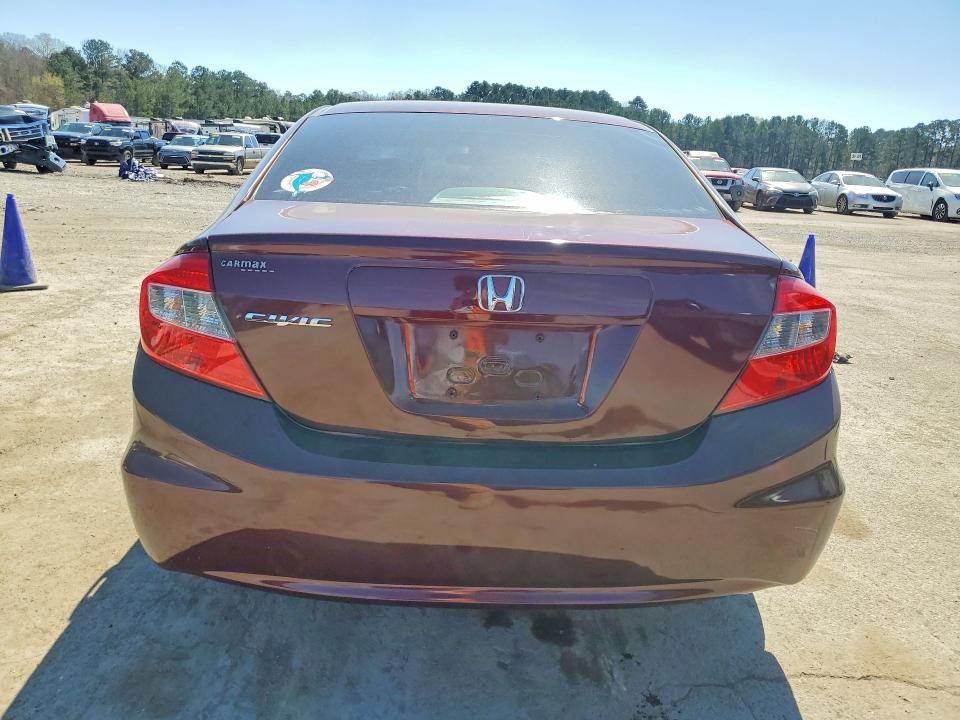 Продаж на аукціоні авто 2012 Honda Civic, vin: 2HGFB2F52CH539076, номер лоту: 78993395