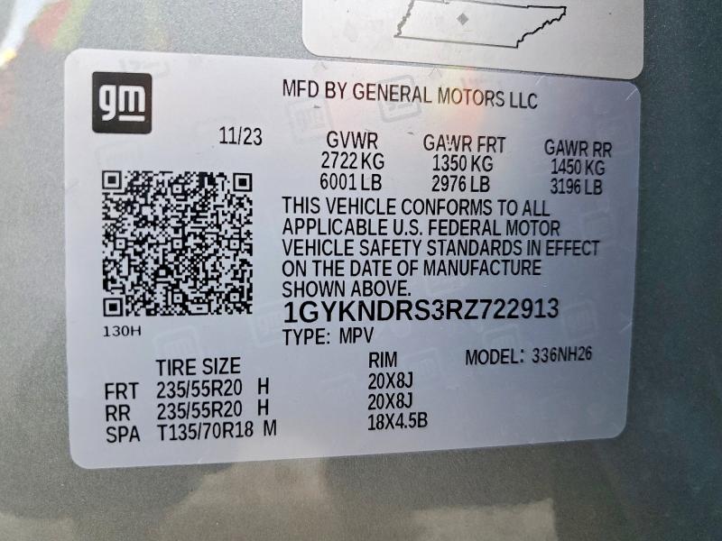 Продажа на аукционе авто 2024 Cadillac Xt5, vin: 1GYKNDRS3RZ722913, номер лота: 46391296