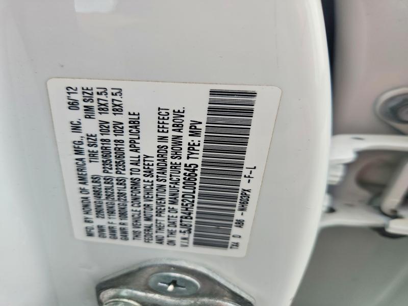 Aukcja sprzedaży 2013 Acura Rdx, vin: 5J8TB4H52DL006645, numer aukcji: 47176046