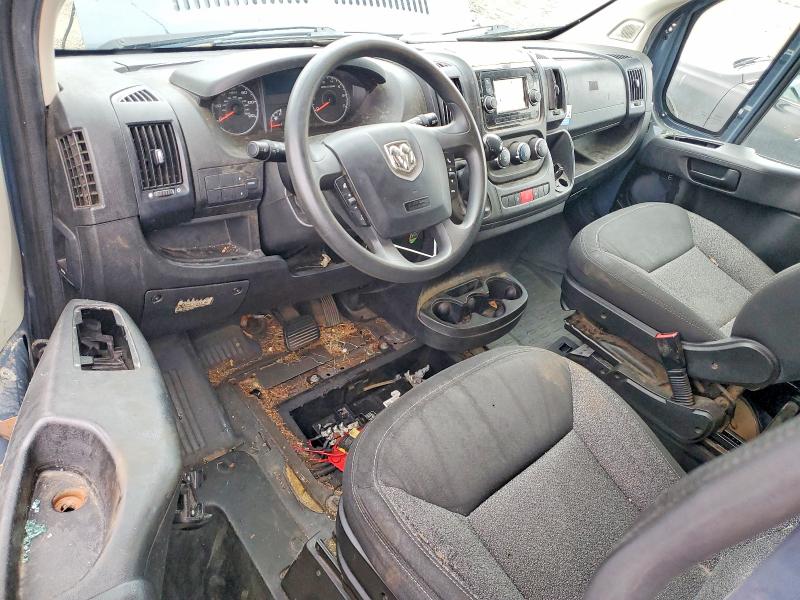 45582726 :رقم المزاد ، 3C6TRVDG6KE514721 vin ، 2019 Ram Promaster 1500 مزاد بيع