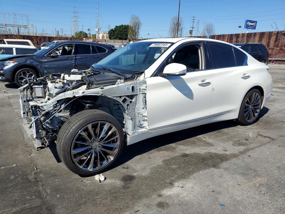 2018 Infiniti Q50 მანქანა იყიდება აუქციონზე, vin: JN1EV7AP8JM366068, აუქციონის ნომერი: 79982345