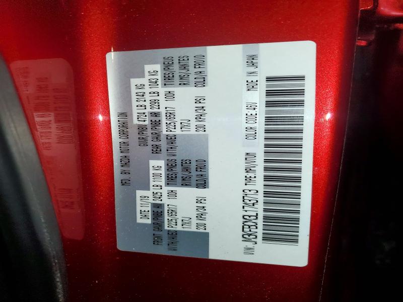 Продажа на аукционе авто 2020 Mazda Cx-5, vin: JM3KFBCM3L1743713, номер лота: 79554175