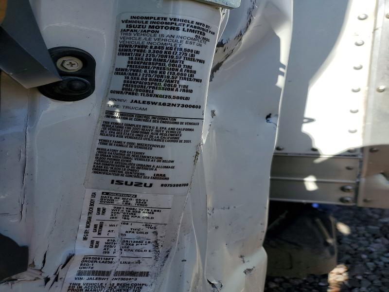 2022 Isuzu Nrr მანქანა იყიდება აუქციონზე, vin: JALE5W162N7300603, აუქციონის ნომერი: 64666626
