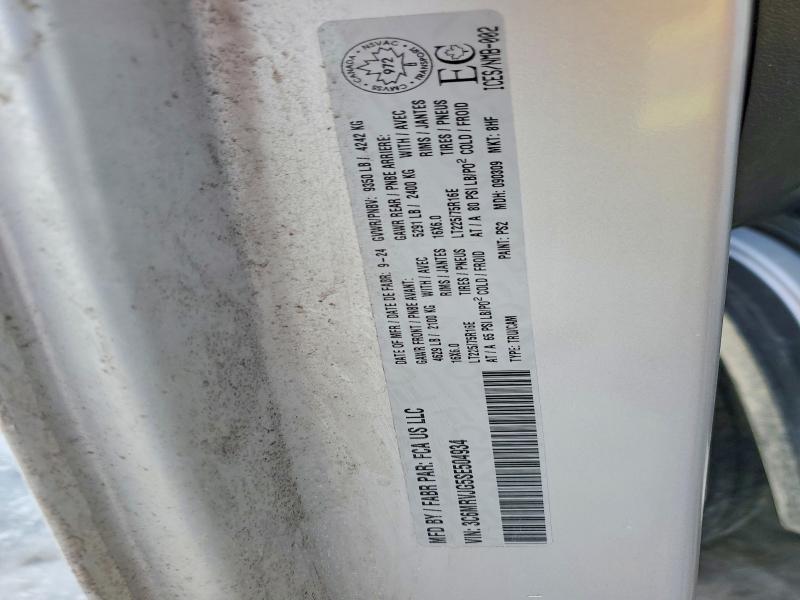 2025 Ram Promaster 3500 მანქანა იყიდება აუქციონზე, vin: 3C6MRVJG5SE504934, აუქციონის ნომერი: 75774925