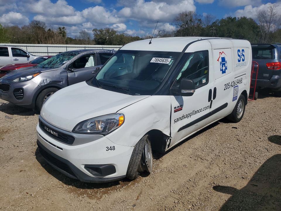 2022 Ram Promaster City მანქანა იყიდება აუქციონზე, vin: ZFBHRFAB5N6X90348, აუქციონის ნომერი: 78845635