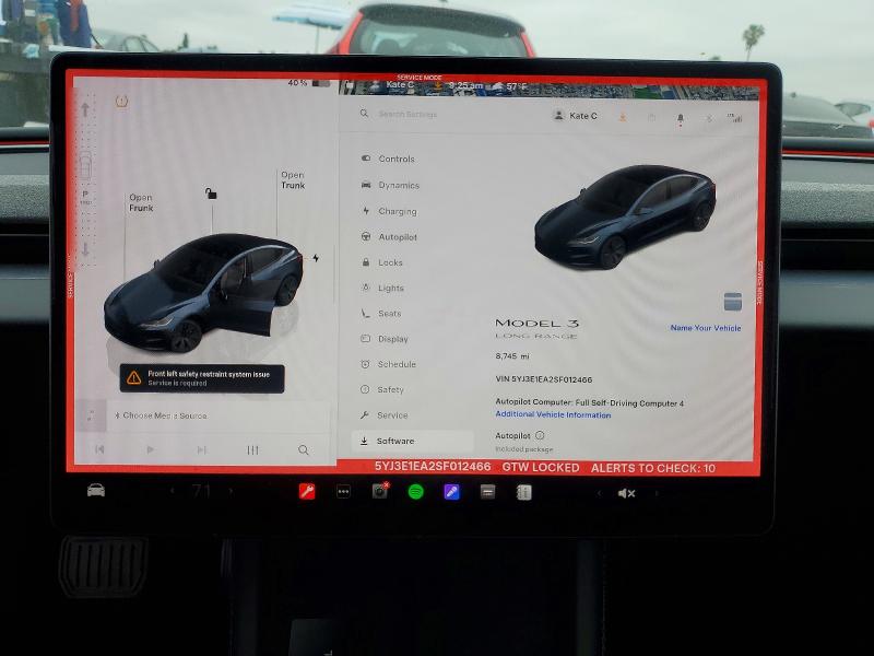 Aukcja sprzedaży 2025 Tesla Model 3, vin: 5YJ3E1EA2SF012466, numer aukcji: 45521586