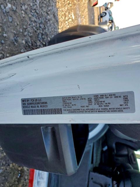 2021 Ram Promaster 3500 მანქანა იყიდება აუქციონზე, vin: 3C6MRVJG8ME588086, აუქციონის ნომერი: 94636055