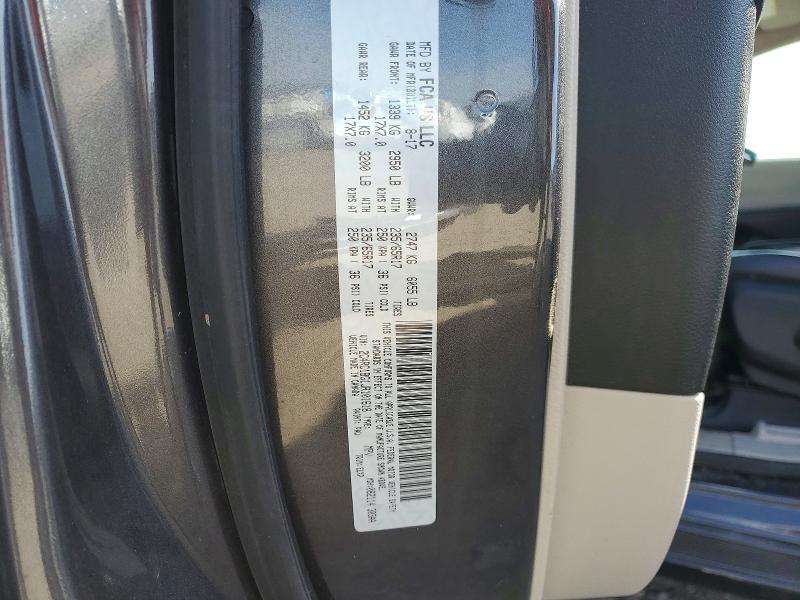 46097506 :رقم المزاد ، 2C4RC1BG1JR101618 vin ، 2018 Chrysler Pacifica مزاد بيع