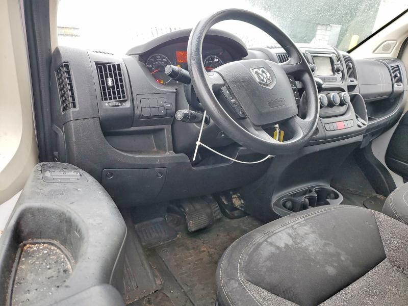 49586406 :رقم المزاد ، 3C6TRVDG3HE539391 vin ، 2017 Ram Promaster 2500 مزاد بيع