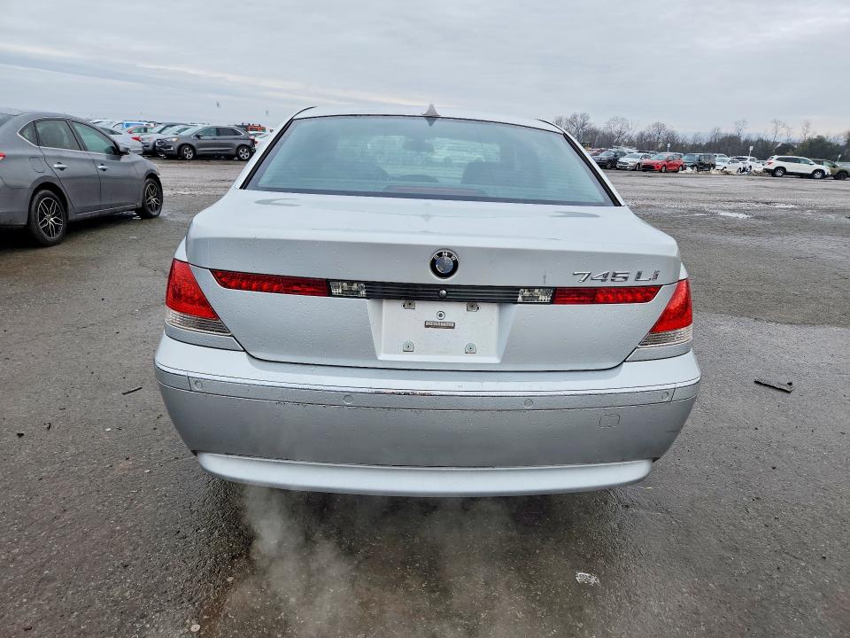 2005 Bmw 745 მანქანა იყიდება აუქციონზე, vin: WBAGN63595DS60839, აუქციონის ნომერი: 79829845