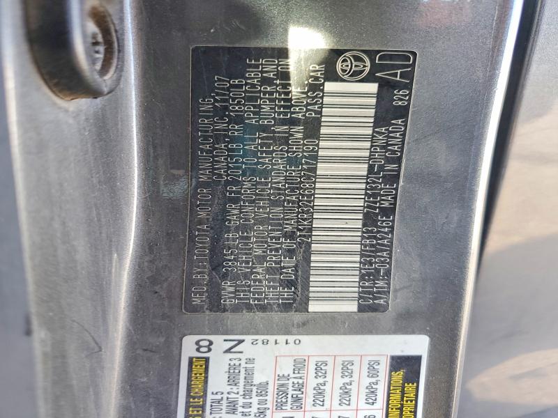 Aukcja sprzedaży 2008 Toyota Matrix, vin: 2T1KR32E68C717190, numer aukcji: 45491246
