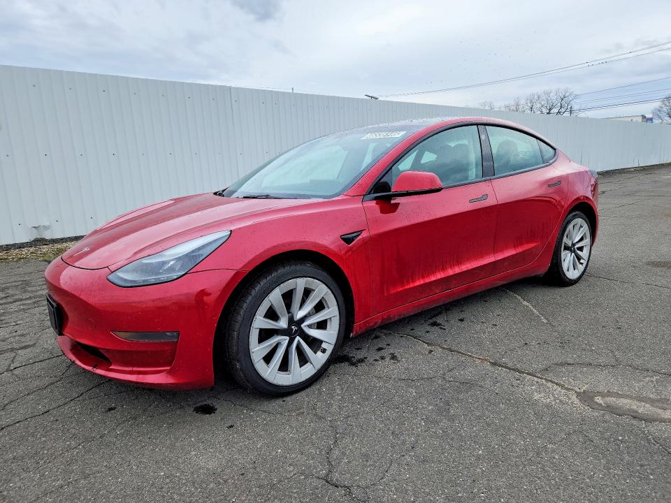 46535146 :رقم المزاد ، 5YJ3E1EA3NF289552 vin ، 2022 Tesla Model 3 مزاد بيع