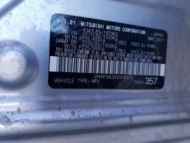 Aukcja sprzedaży 2017 Mitsubishi Outlander Sport, vin: JA4AP3AU2HZ048555, numer aukcji: 46279396