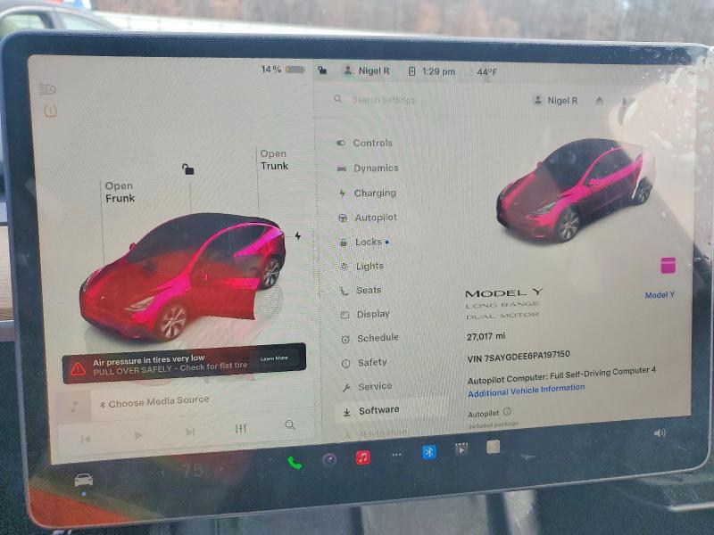 Aukcja sprzedaży 2023 Tesla Model Y, vin: 7SAYGDEE6PA197150, numer aukcji: 78964315