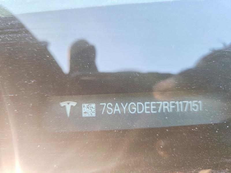 Продажа на аукционе авто 2024 Tesla Model Y, vin: 7SAYGDEE7RF117151, номер лота: 47414926