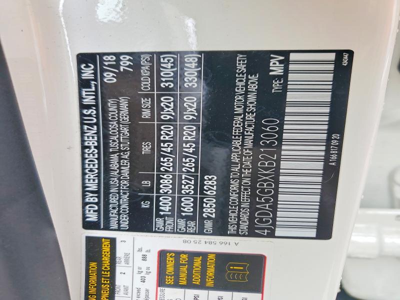 Продажа на аукционе авто 2019 Mercedes-benz Gle, vin: 4JGDA5GBXKB213060, номер лота: 79483365