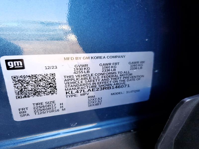 Aukcja sprzedaży 2024 Buick Envista, vin: KL47LAE23RB146071, numer aukcji: 79533205