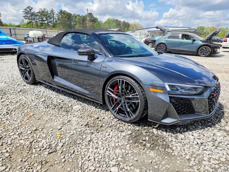 2023 Audi R8 მანქანა იყიდება აუქციონზე, vin: WUA4BCFX7P7902232, აუქციონის ნომერი: 47641766
