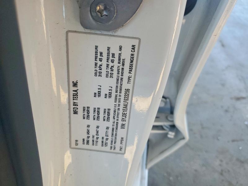 Продаж на аукціоні авто 2020 Tesla Model 3, vin: 5YJ3E1EA4LF633256, номер лоту: 46885476
