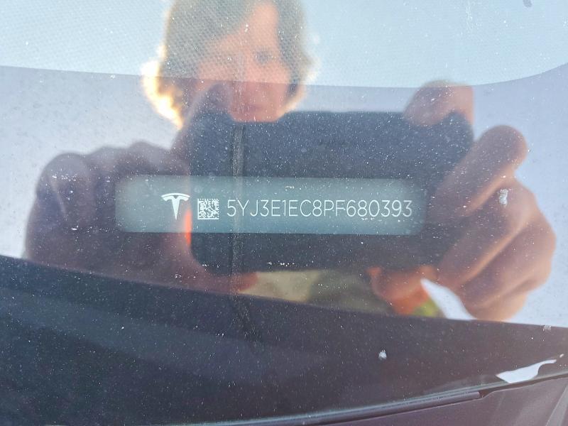 Продаж на аукціоні авто 2023 Tesla Model 3, vin: 5YJ3E1EC8PF680393, номер лоту: 46949956