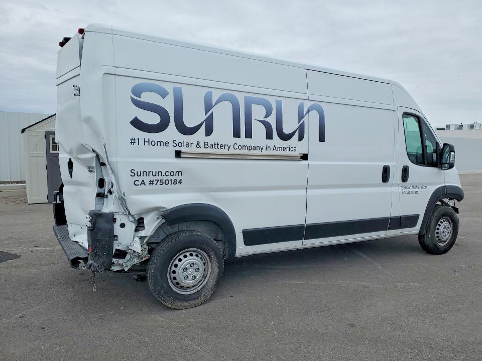 2025 Ram Promaster 2500 მანქანა იყიდება აუქციონზე, vin: 3C6LRVDG7SE534590, აუქციონის ნომერი: 46320446