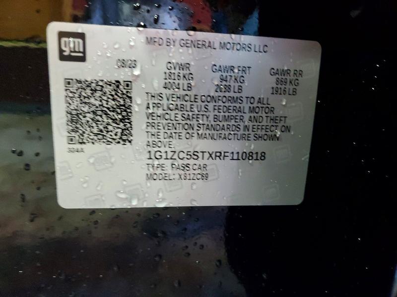 Продаж на аукціоні авто 2024 Chevrolet Malibu, vin: 1G1ZC5STXRF110818, номер лоту: 76721575